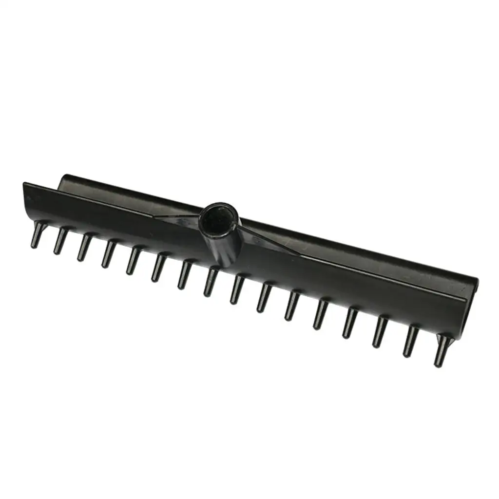 Golf Landscape Rake Head Double Sided 16 Teeth Sand Trap Pitch Organizing Care Tool for Garden and Course