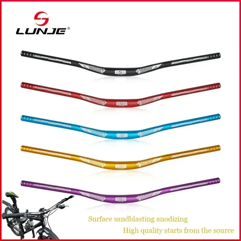 Guidão mtb de liga de alumínio, guidão de bicicleta para estrada, mountain bike, 31.8mm * 650/720/780mm, volante para bicicleta