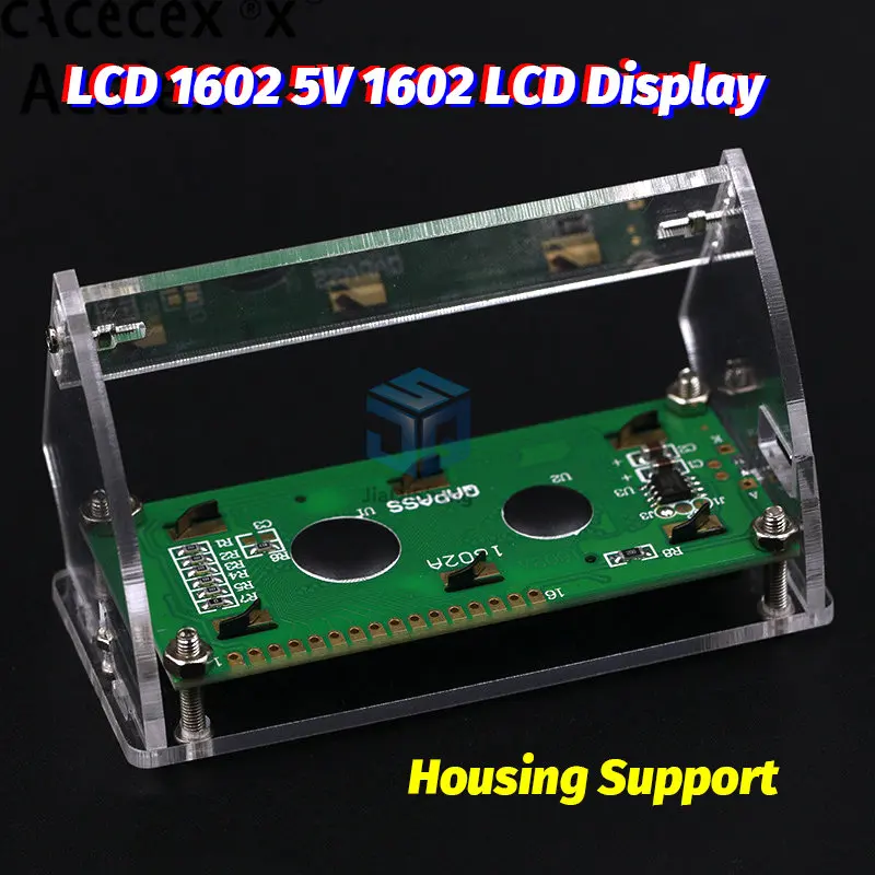 LCD 1602 5V 1602 LCD display LCD1602 shell case holder (no with 1602 LCD)