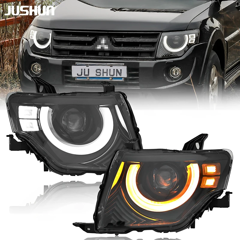 Picture 5: JUSHUN Car Upgrade Led Headlight Head Light Front 2005-2021 Head Lamp Front Lamp Accessories for Mits ubishi Pajero V97 Light
