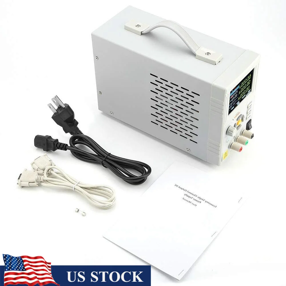 Adjustable DC Power Supply 60V 3A Programmable Linear Power Supply 180W Single Channel SCPI AC100-240V Output High Precision