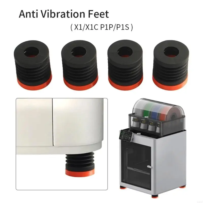 Rubber Foot Anti Vibration Feet Pads for 3D Printers, for CR Series and More Pack of 4 K92C