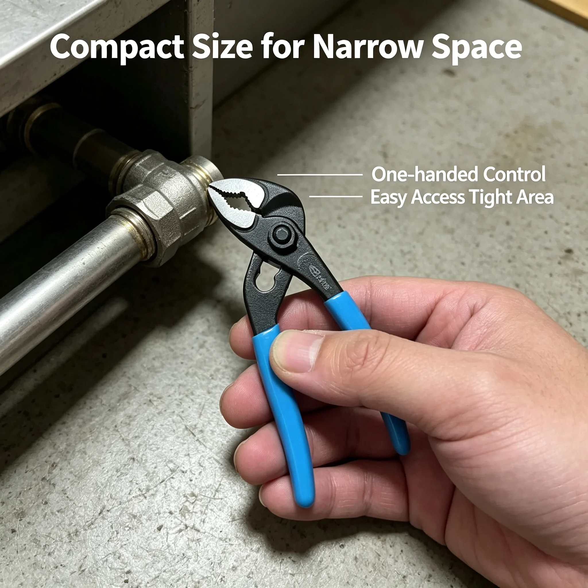 Ultra-thin mini water pipe pliers, miniature small pipe pliers, small multi-function wrench