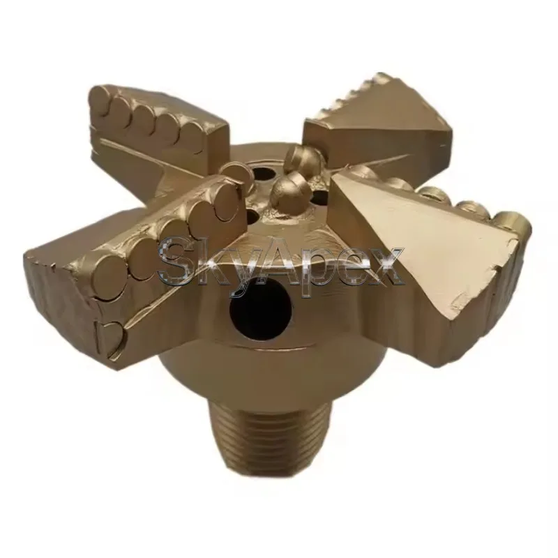 1PC Industrial Four Wing Inner Concave PDC Core Bit With Tungsten Carbide Matrix For Medium Hard Stratum Prospecting Equipment