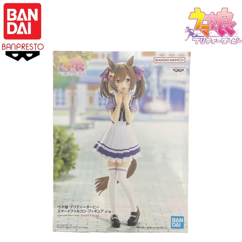 In Stock Bandai Banpresto Original Uma Musume Pretty Derby Smart Falcon Figurine Character Anime Model Toy Gift view 3
