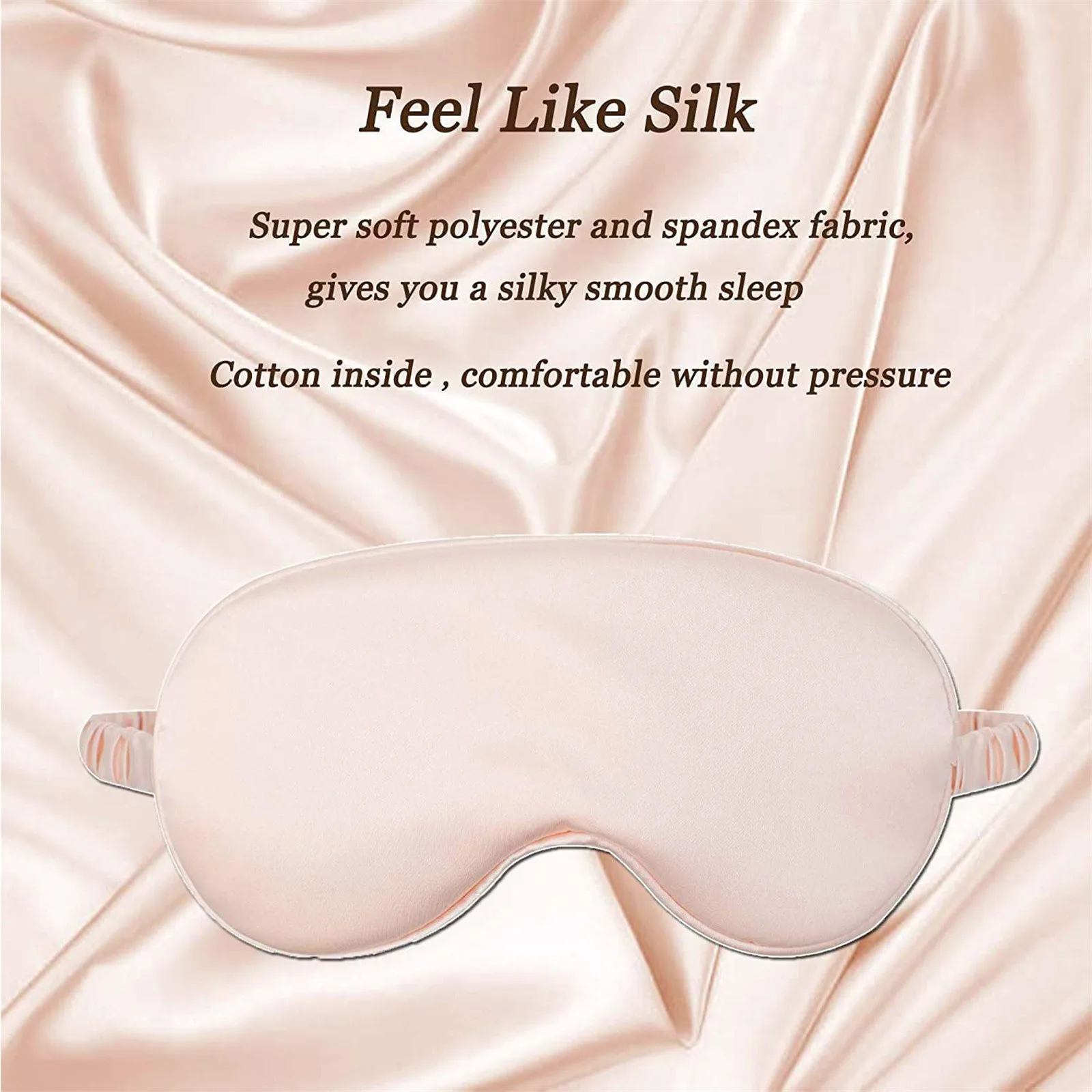 2pcs-Double-Sided Silk-Like Sleeping Eye Mask Blindfold Solid Portable Rest Eye Shade Cover Soft Pad Ice Compress Silk Eye Mask