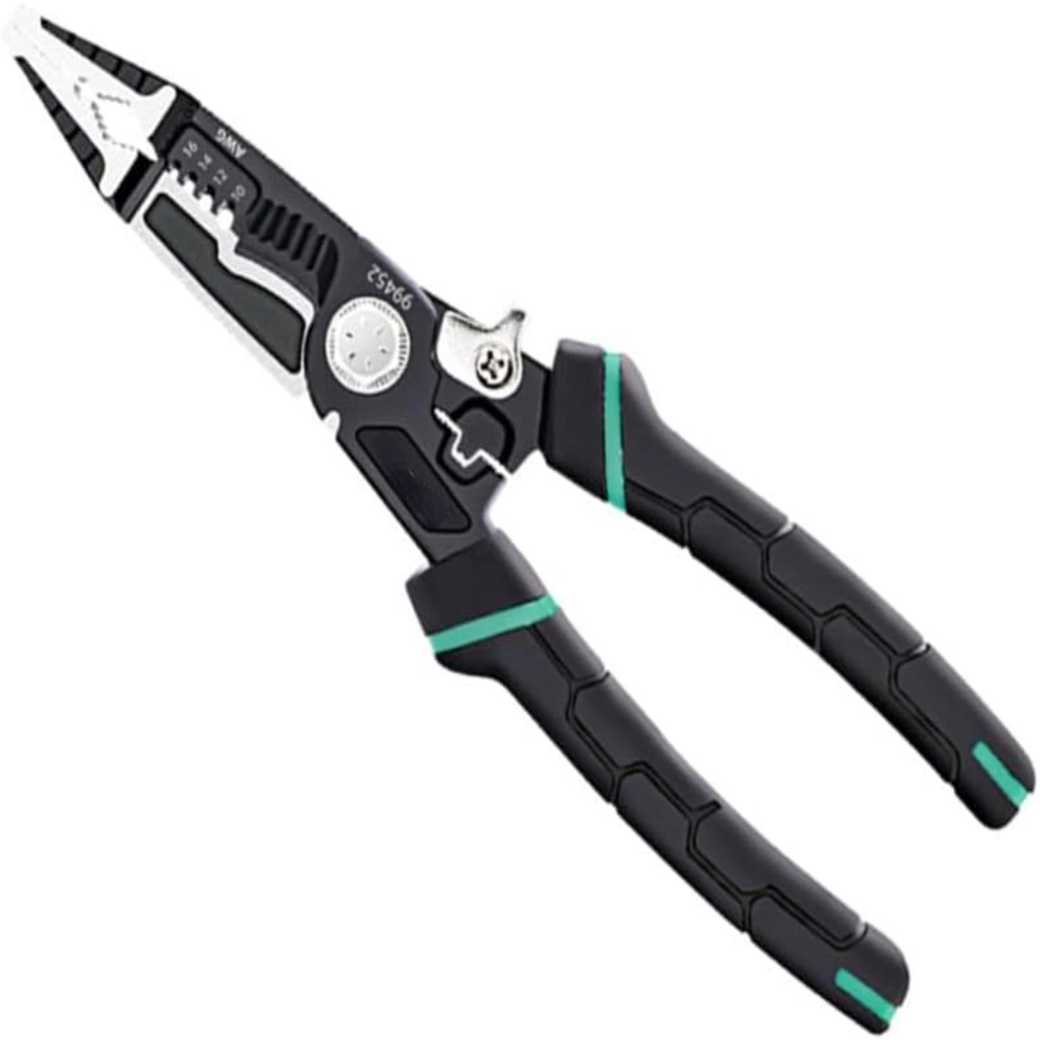 

Heavy-Duty and Versatile 9-in-1 Wire Stripper and Crimping Tool - Precision Multifunctional Cable Cutters for Various DIY Projec