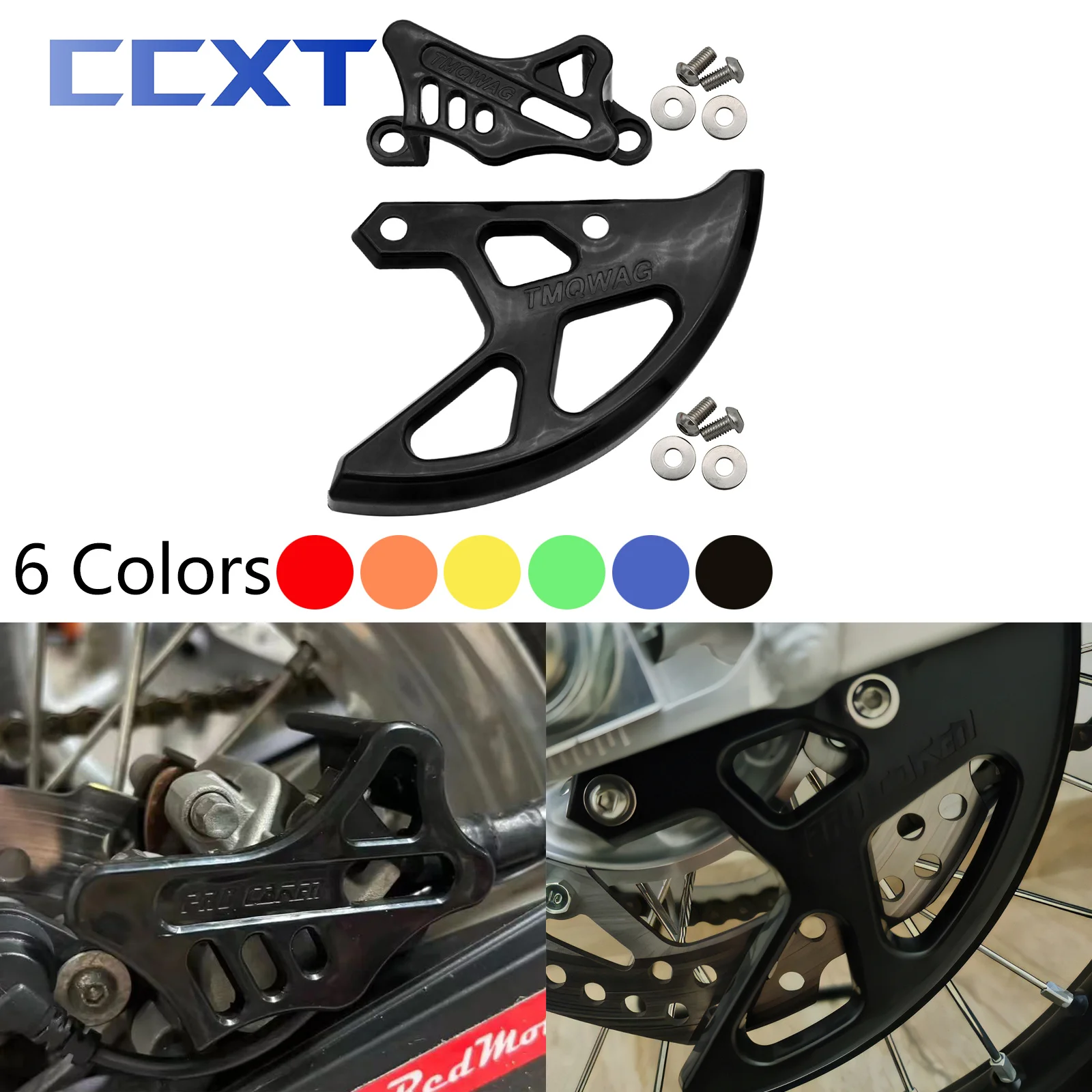 Rear Brake Disc Cover Caliper Guard Protection For Honda CR CRF 125R 250R 450R 250X 450X 250RX 450RX 450L Dirt Bike Universal