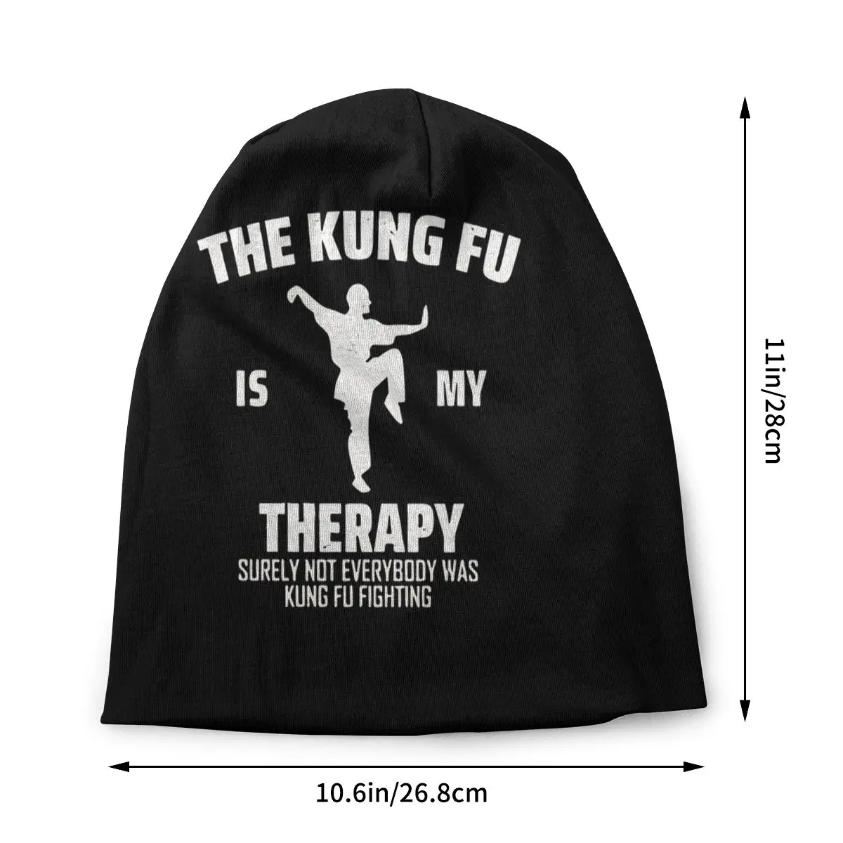 Funny Quote Thin Bonnet Homme Outdoor Kung Fu Skullies Beanies Caps Creative Hats