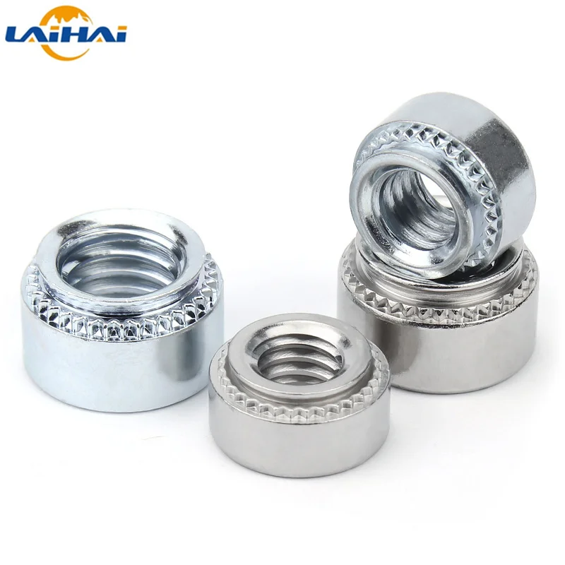 1/20X M2 M2.5 M3 M4 M5 M6 M8 M10 304 Stainless Steel CLS Self-Clinching Nut Press Insert Rivet Nut Nutsert Rivnut Slab 0.8-3.2mm