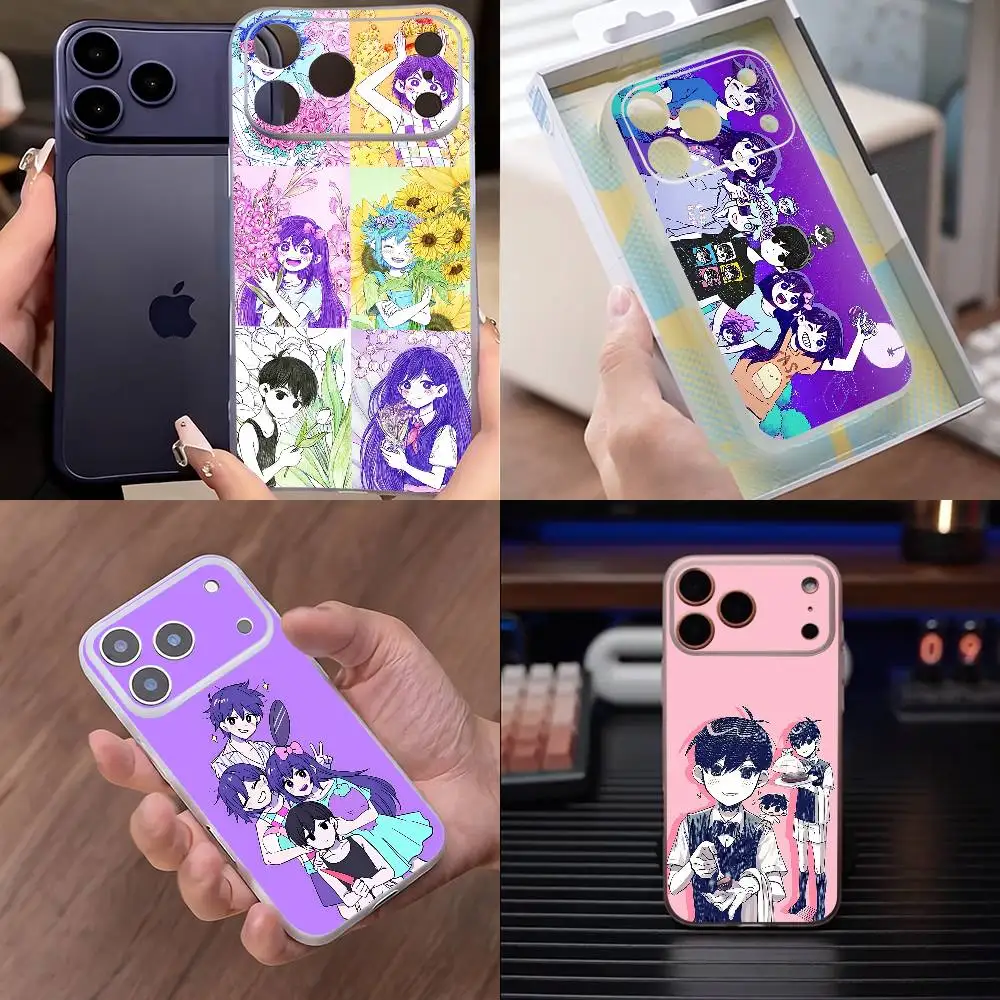 

O-Omori Sunny Mari Phone Case For iPhone 12,16,11,14,13,17,15,Plus,E,Pro,Max,Air,Mini Wireless Charge Magnetic Frosted