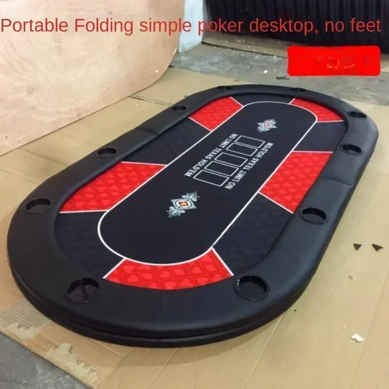 

Недорогой и качественный легкий складной покерный стол для одного игрока с ножками, портативный, для переноски, хит продаж