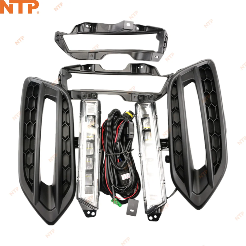 

For HONDA HRV 2019-2020 LED Fog Lamp Daytime Running Light Daylight Headlight Waterproof Fog light kit assembly Car accessories