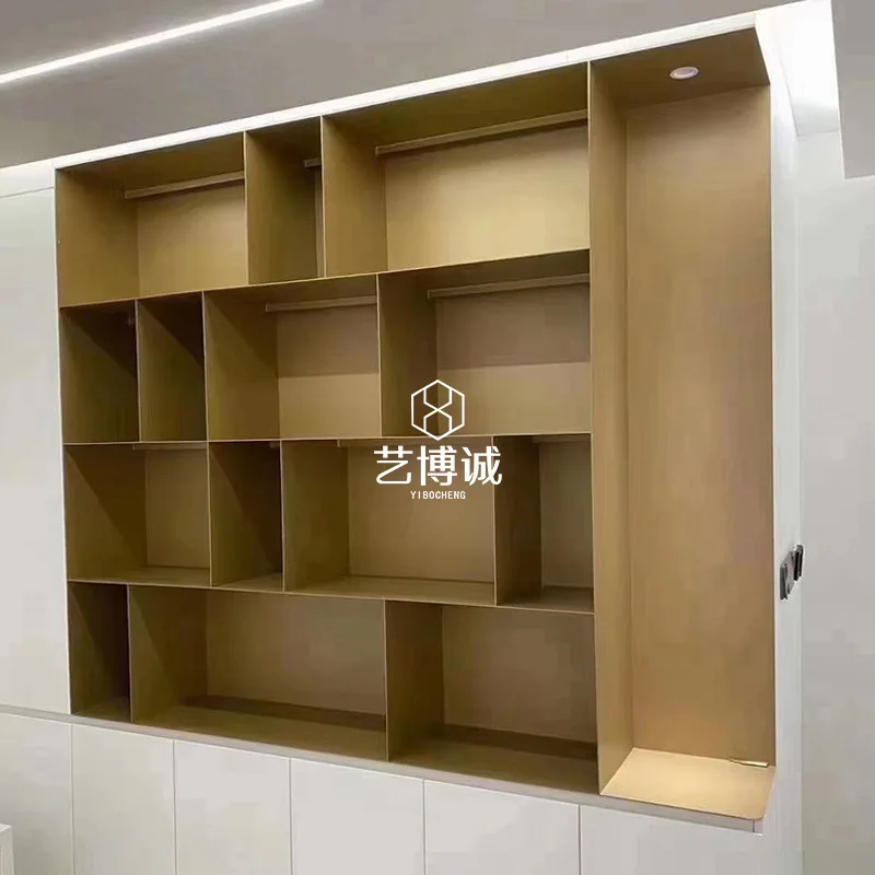 رف النبيذ المخصص Baijiu خزانة عرض خزانة الكتب خزانة الزخرفية الفاخرة، الشركة المصنعة الفولاذ المقاوم للصدأ