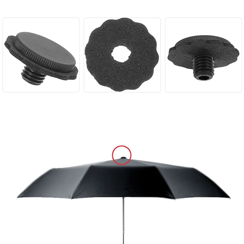 4pcs Folding Umbrella Cane Umbrella Cap Tip Folding Sun Umbrella Accessories Replacement Umbrella Tip Protector Umbrella Repair