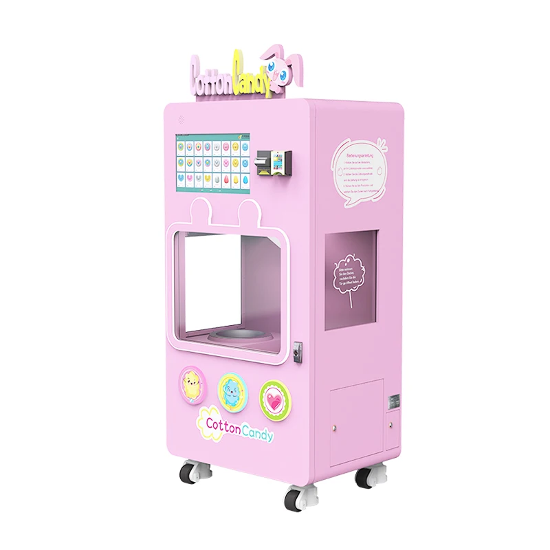 Snack Machines Cotton Candy Cotton Robot Vending Machine Cotton Candy Machine