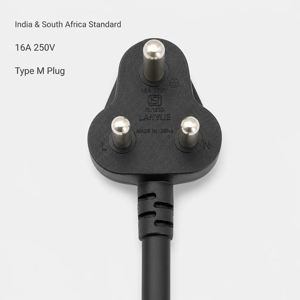 OEM Model 3 Nema Adapters For South Africa & India 16A EU Adapter Gen 2 Universal Mobile Connector Replacement