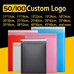 Plain Bubble Mailers 50Pcs Courier Envelope Mailing Bags Small Business Mail Shipping Supplies delivery package wholesale