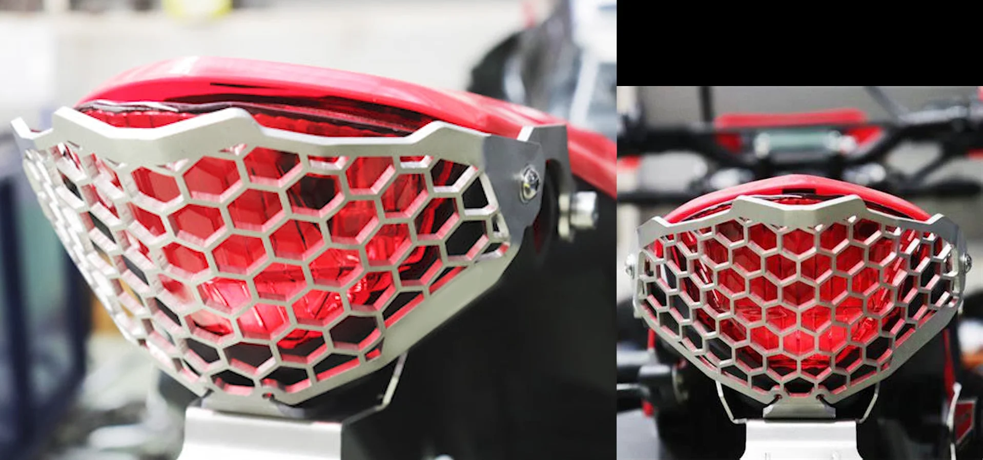 Tail light Protector Cover Grill FOR HONDA CRF 300L 300 L RALLY 2021 2024 Motorcycle Lamp Hoods Taillight Decoration Cover Guard