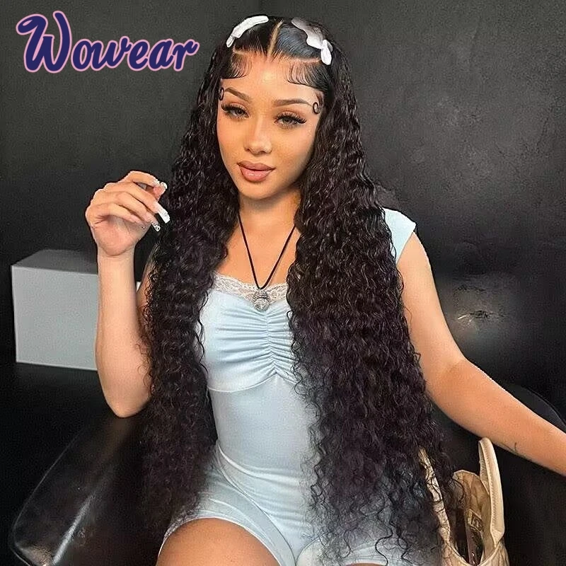 

Lace Closure Wigs 5x5 200 Density Body Wave Wigs HD Transparent Lace Frontal Wig Curly Wigs 13x6 Lace Front Human Hair Wig