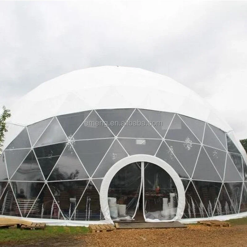 Large 20m Sound Proof Dome Exhibition Tent For Wedding And Celebrations Party Event Dome Tent