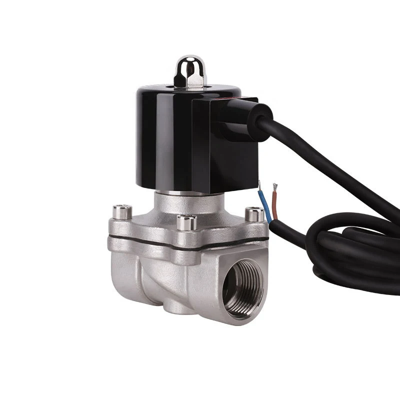 

3/4" Stainless Steel Normally Closed Underwater Solenoid Valve IP68 Waterproof 110V 24V 12V 24v Solenoid Valve