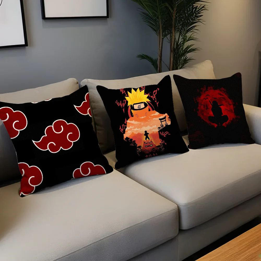 cushion cover N-Narutos For Home Uchiha Bedroom Room Decoration Living Room Itachi Sofa Pillow Case Suitable