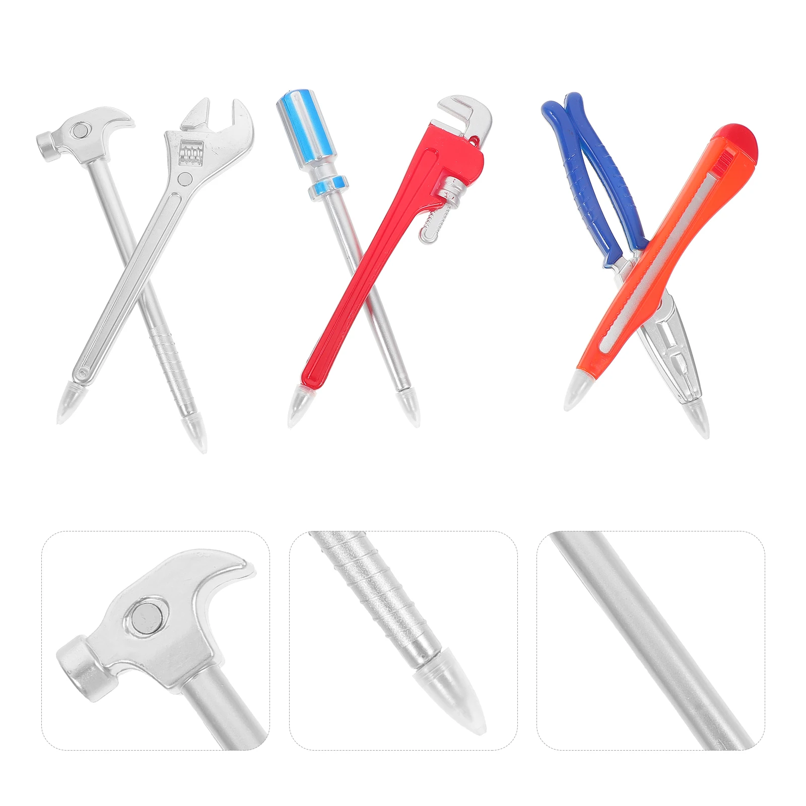 6 Pcs Hardware Tools Ballpoint Pen Adorable Writing Magnetic Pp Household Fun Pens Office