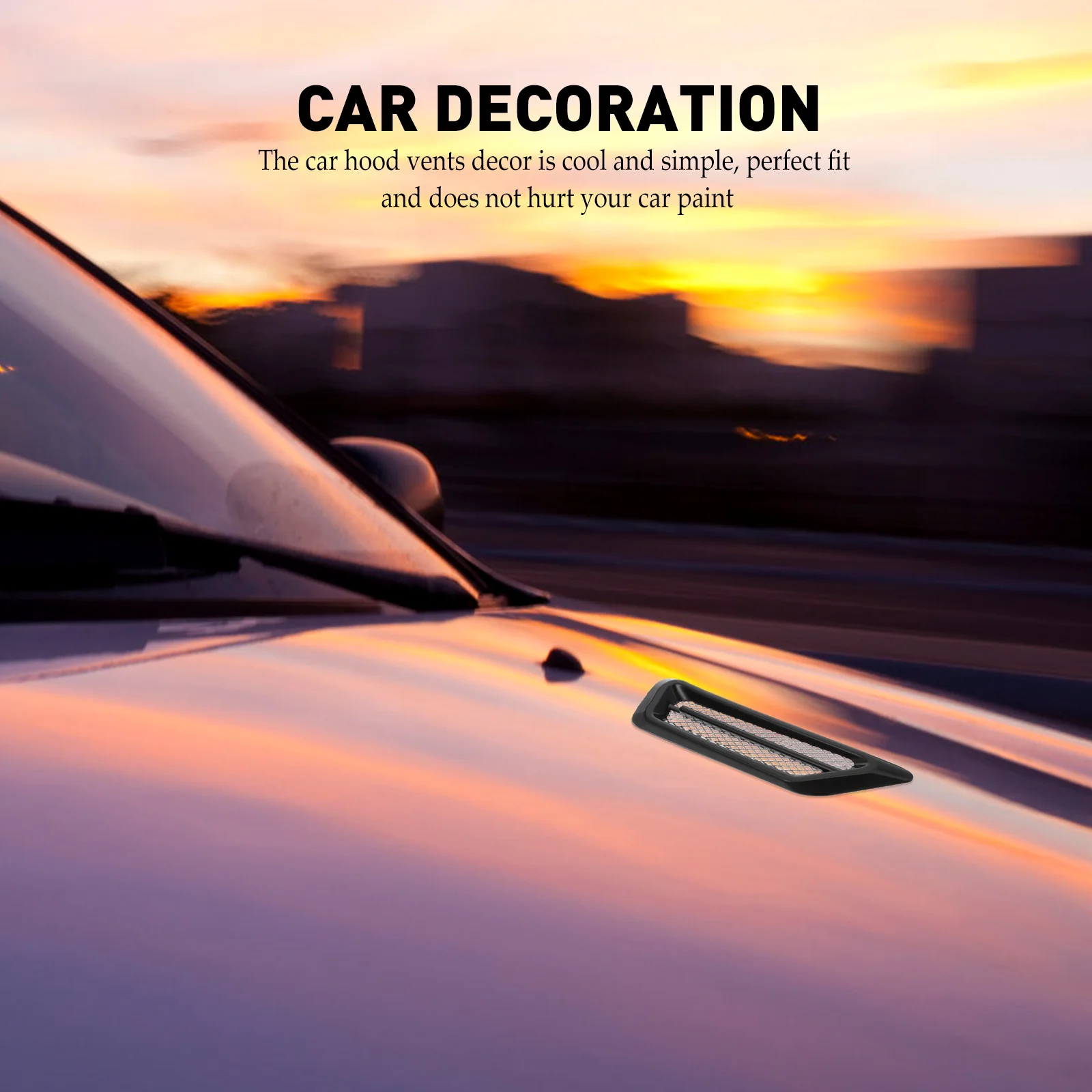 

Shark Air Flow Vent Decal Durable Installation Adhesive Sticker Cool Design Perfect Fit Car Supplies Non Damaging