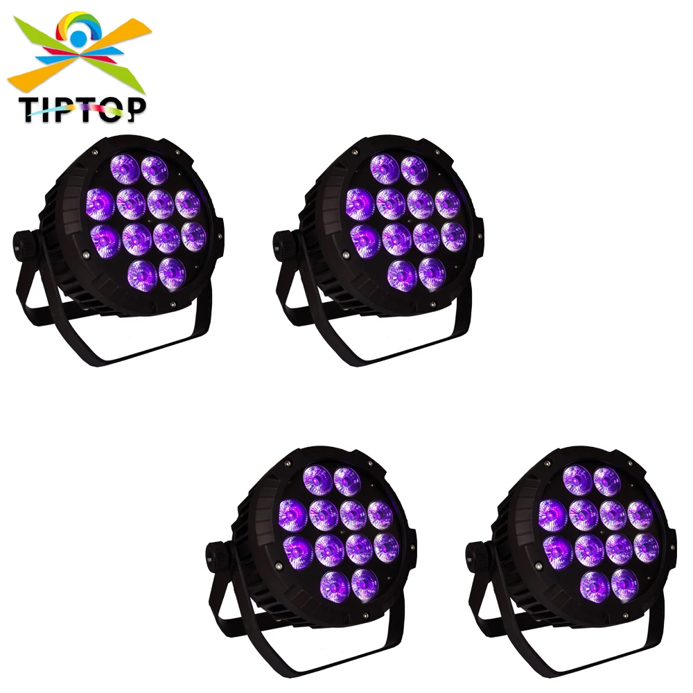 

4XLOT Led IP65 Outdoor Stage Lighting 9X18W 6IN1 RGBWA UV Par for Birthday Party Wedding Bar Club Home Christmas Halloween Festi