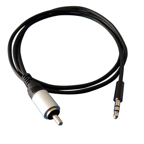 Cable Lotus individual de 3,5mm a RCA, Cable de Audio de 1 metro, 3,5 macho a RCA macho, adaptador de conexión para amplificador de DVD y altavoz de TV