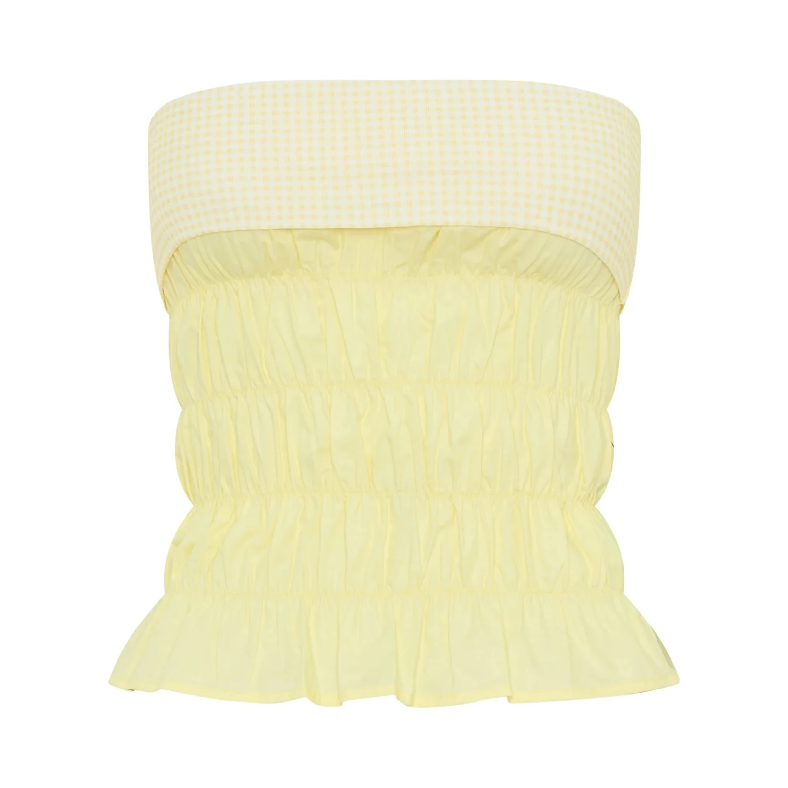 Women's Strapless Vest Stylish Patchwork Sleeveless Ruched Tube Tops for Party Date Night Wear