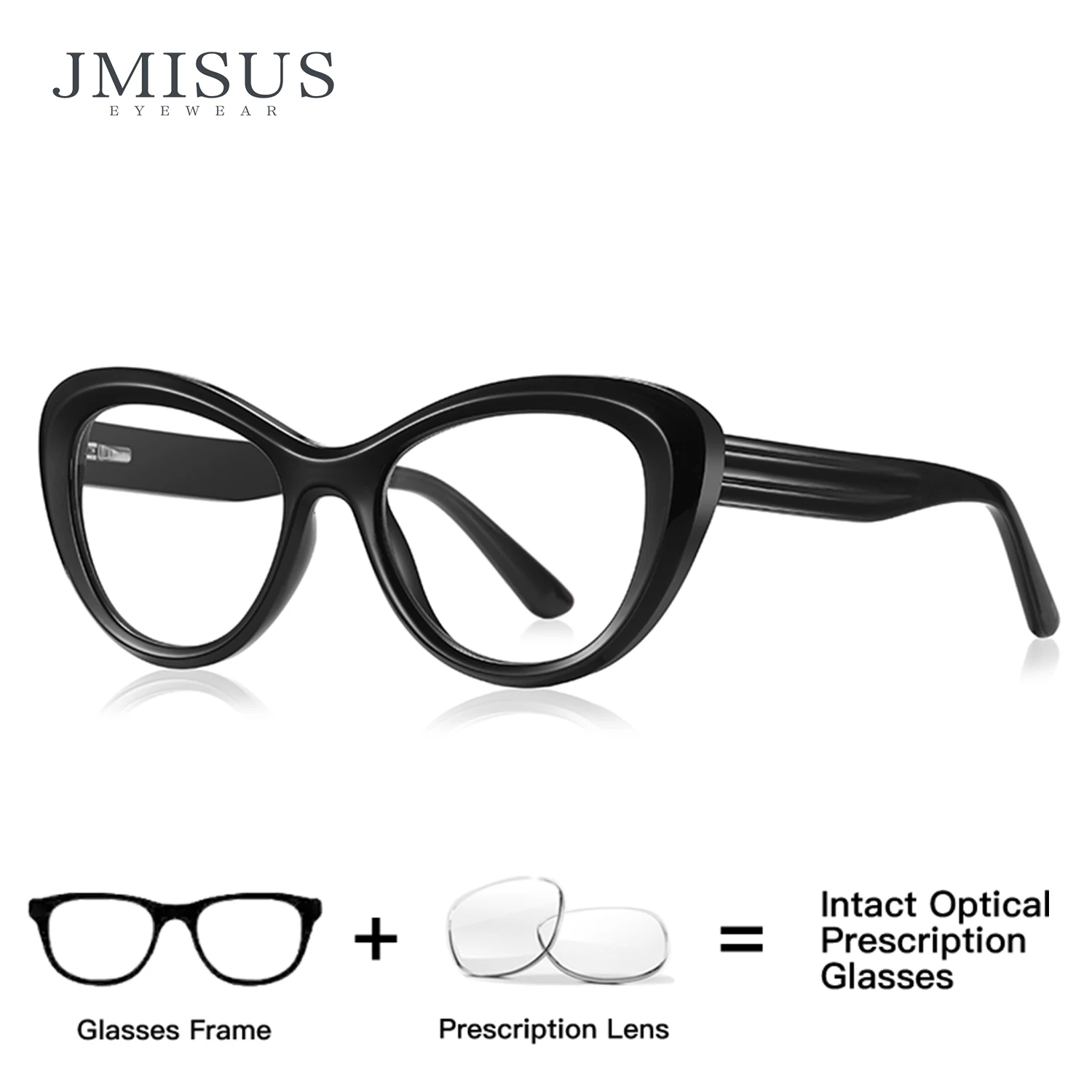 

Женские овальные очки для коррекции близорукости JMISUS, модные квадратные очки ручной работы из ацетата с фотохромной технологией, оптические очки