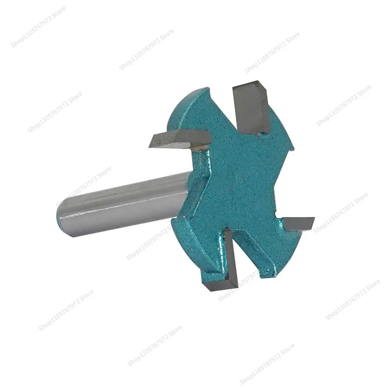 For woodworking four-tooth T-knife mahogany machining tool cutting slot T-tenon knife trimming machine tool carving knife