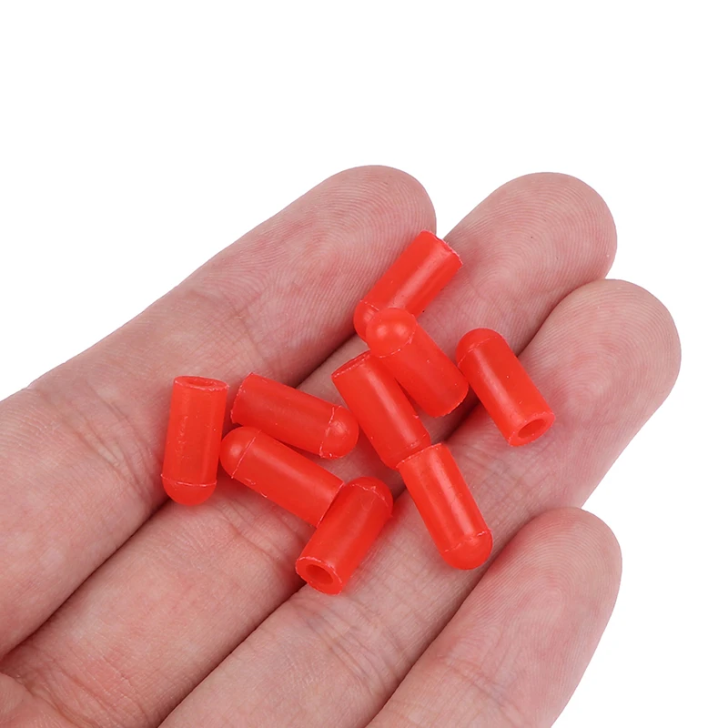 20/100PCS Food Grade Silicone Rubber Needle Cover Syringe Sealing Test Tube End Cap
