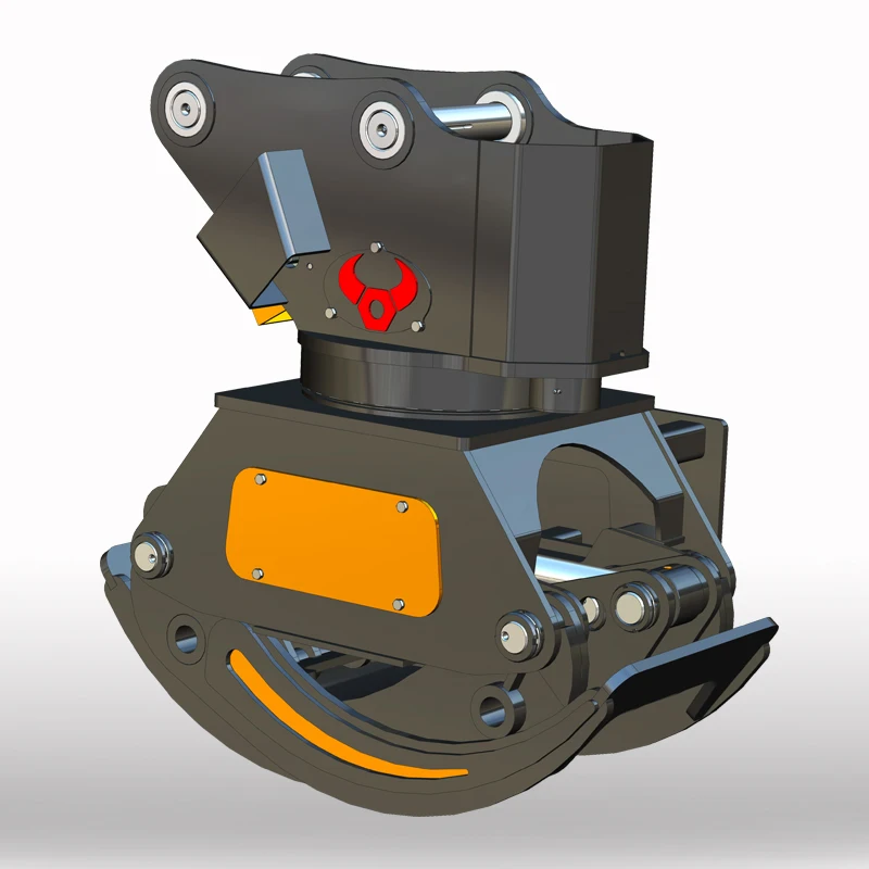 Log Grapple 15Ton SJ-150B Farmer Machine 100MIN. ARMS ROUND 1860 MAX OPENING Holding Claw