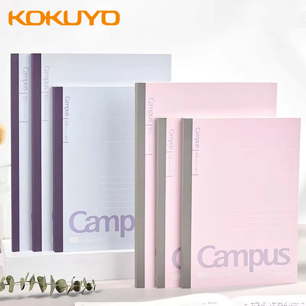 caderno-kokuyo-campus-do-japao-80-paginas-b5-a5-caderno-de-desenho-superficie-macia-encadernacao-sem-fio-linha-horizontal-material-escolar-e-de-escritorio