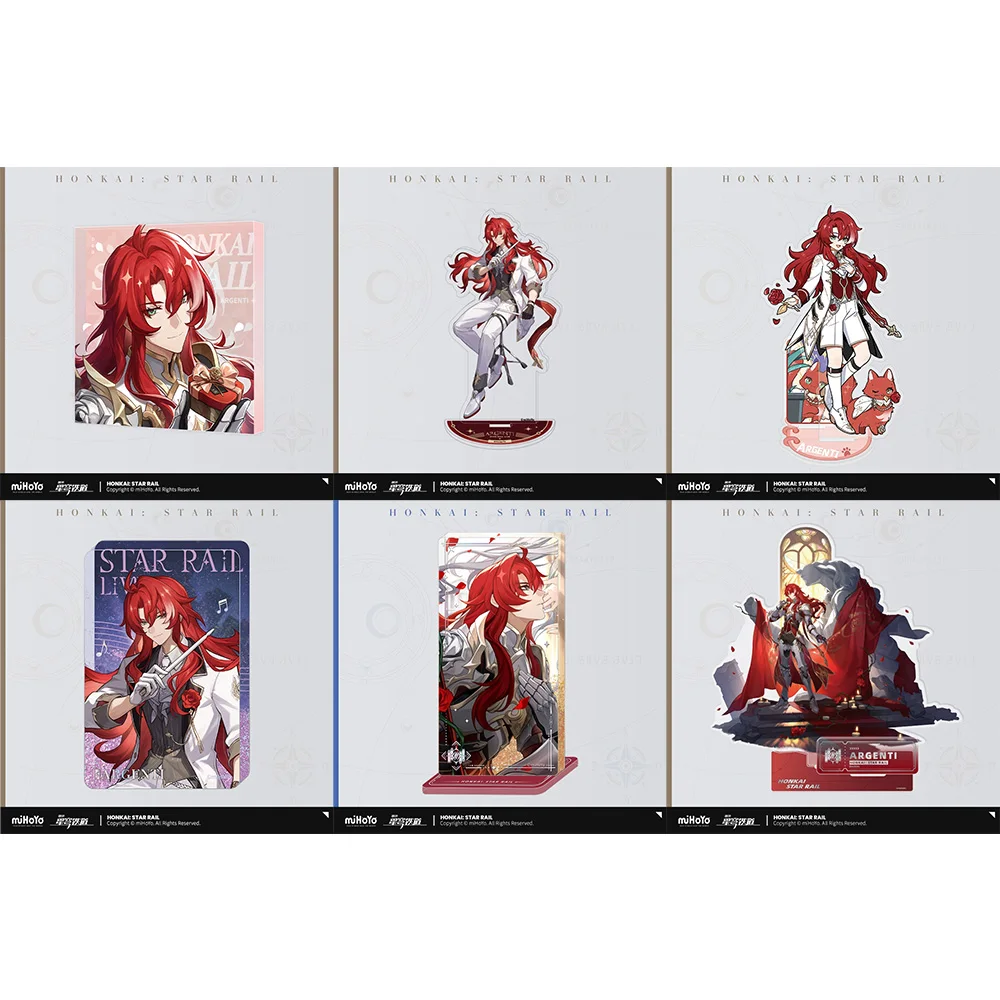 

Sunsyea Official Honkai Star Rail Merch From miHoYo Argenti Acrylic Stand Anime Collection