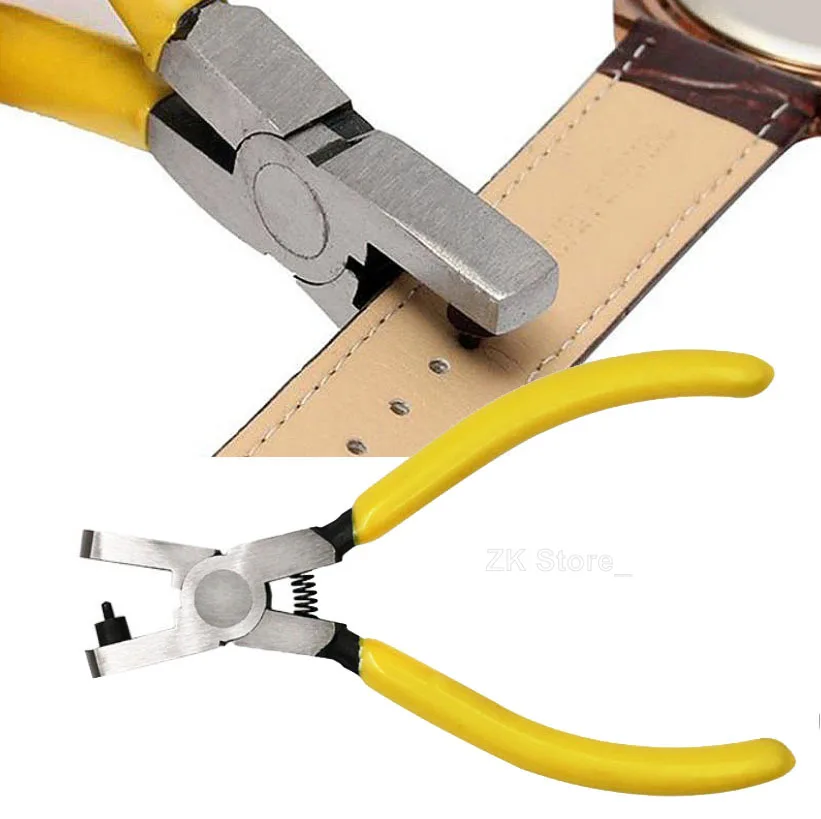 1 PCS Universal Hand Strap Watch Band Belt Punching Puncher Leather Punch Tool Hole Pliers Tools 2.0mm Watch Tool Accessories