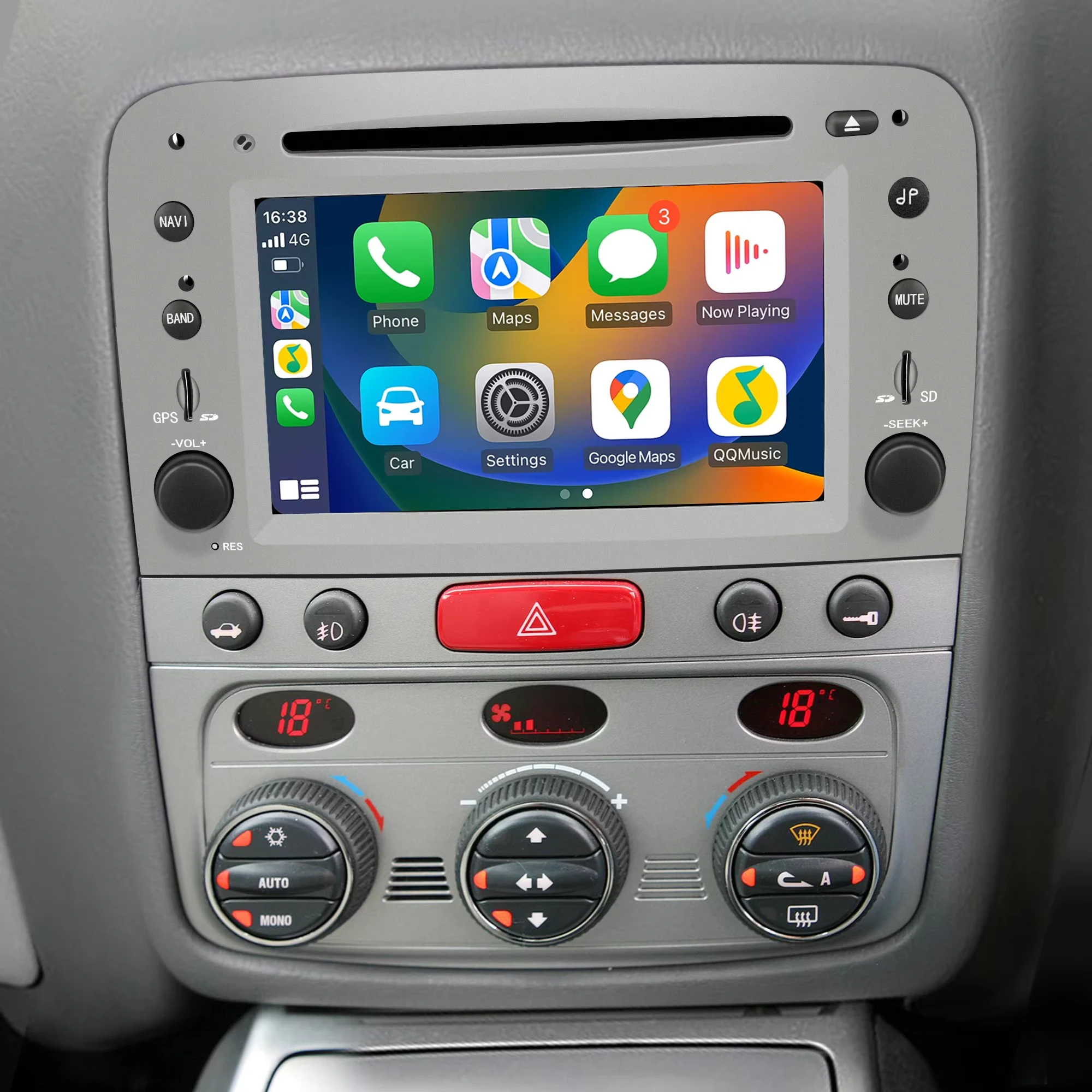 

CarPlay for Alfa Romeo GT 147 upgrade 7 inch touch screen Autoradio Android Auto Netflix Spotify Android stereo navigation games