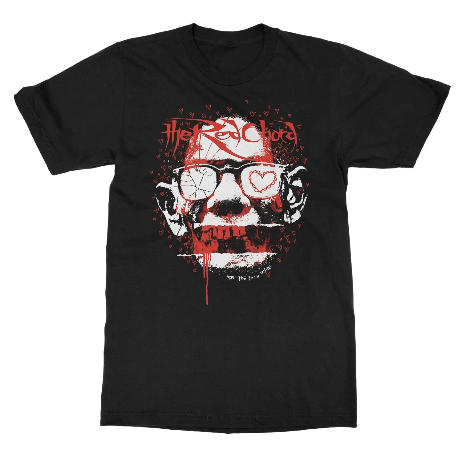The Red Chord Feel The Pain Inside Band T-Shirt 100% Cotton Graphic Tee Men Women Summer Streetwear Top