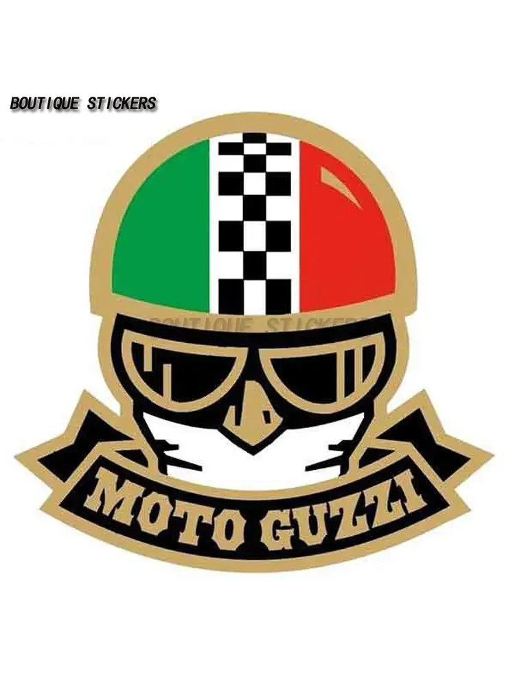 Personalisierter Autoaufkleber MOTO GUZZI Aufkleber Wasserdicht PVC Auto Motorrad Notebook Computer Gepäck Aufkleber Abdeckung Kratzer