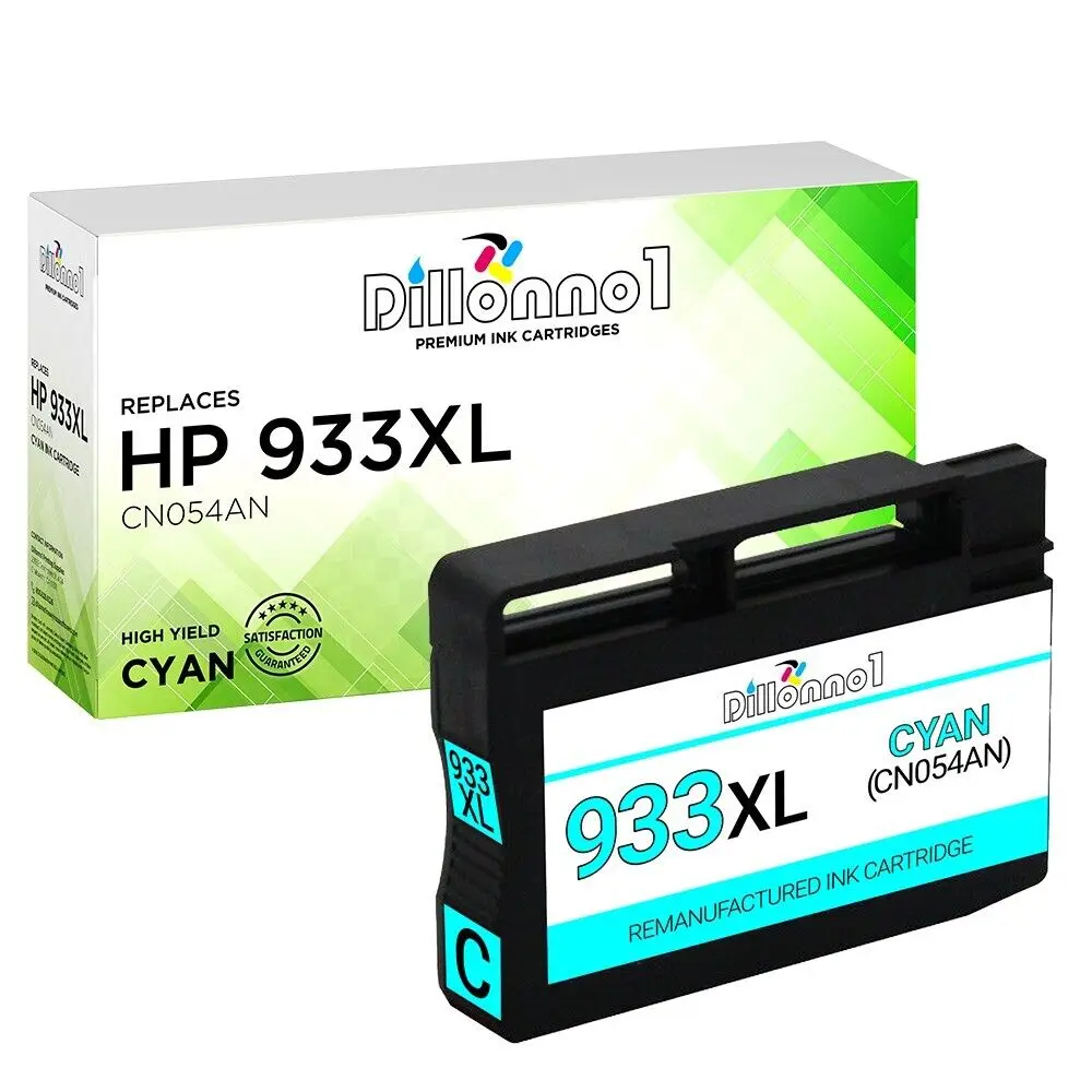 Do wkładu atramentowego HP 933XL Cyan do drukarki OfficeJet 6100 6600 6700 z nowym chipem