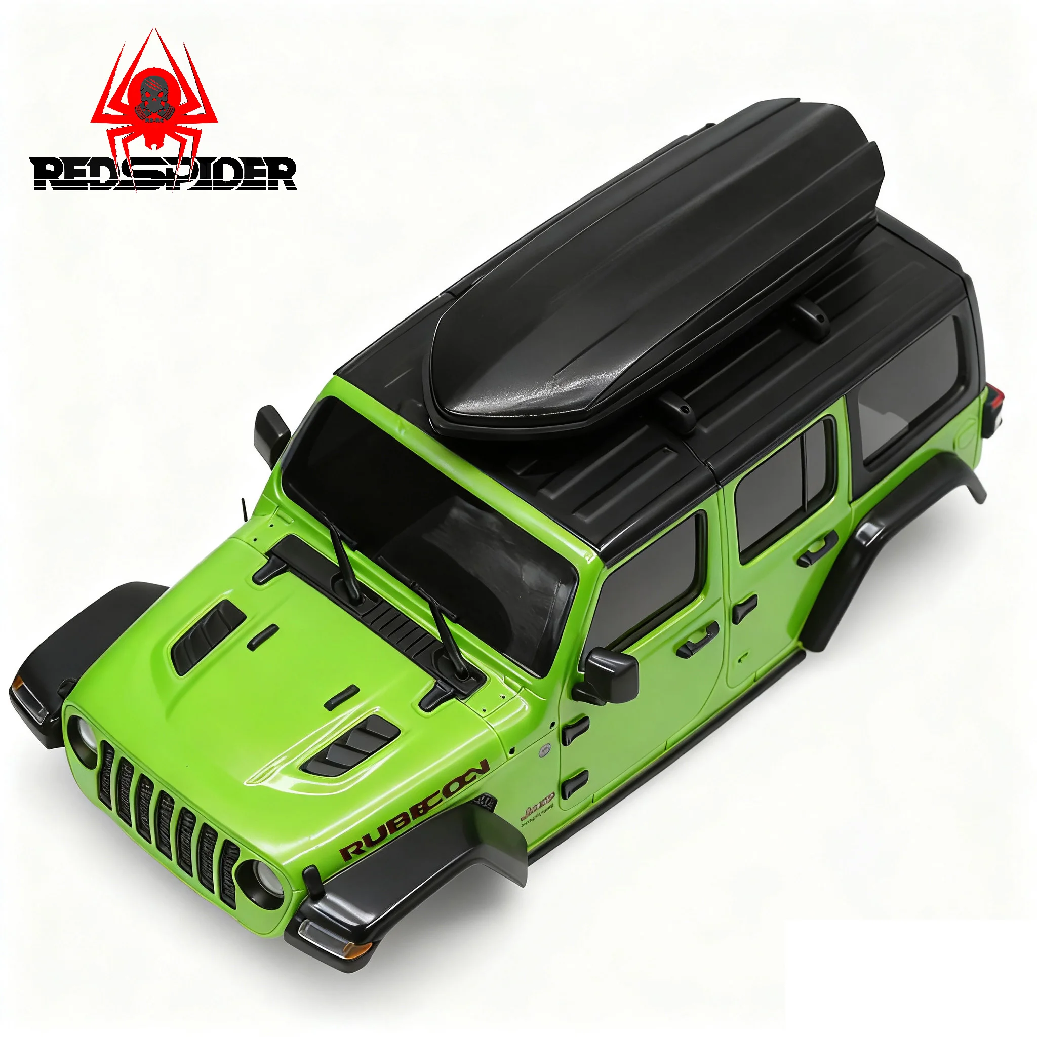 

1/18 RC Roof Rack & Cargo Box - Universal Fit for TRX4M, FMS FCX24, SCX24 - 1/18 1/24 Scale Crawler