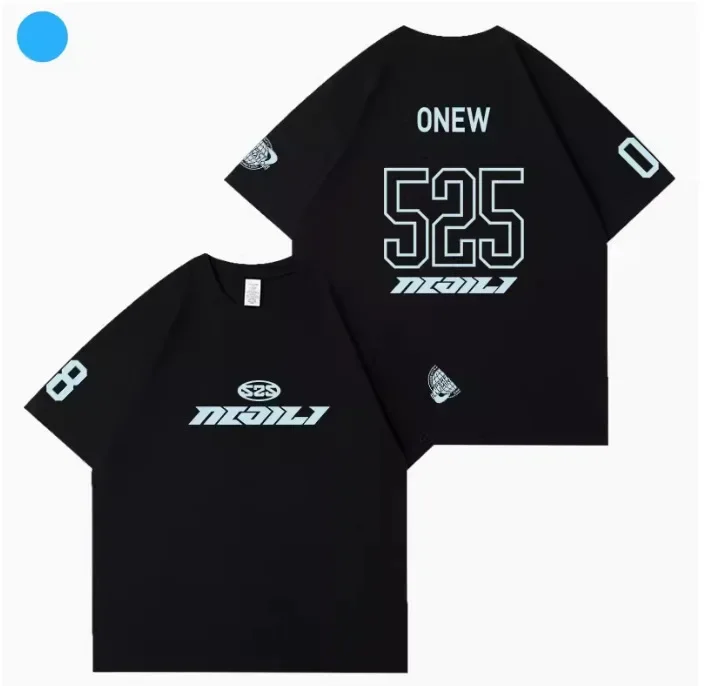 SHINee Concert SHINee\'s Back T-shirt Summer Cotton Tops ONEW KEY MINHO TAEMIN JONGHYUN Letter T Shirt Women Men Kpop Tee Clothes