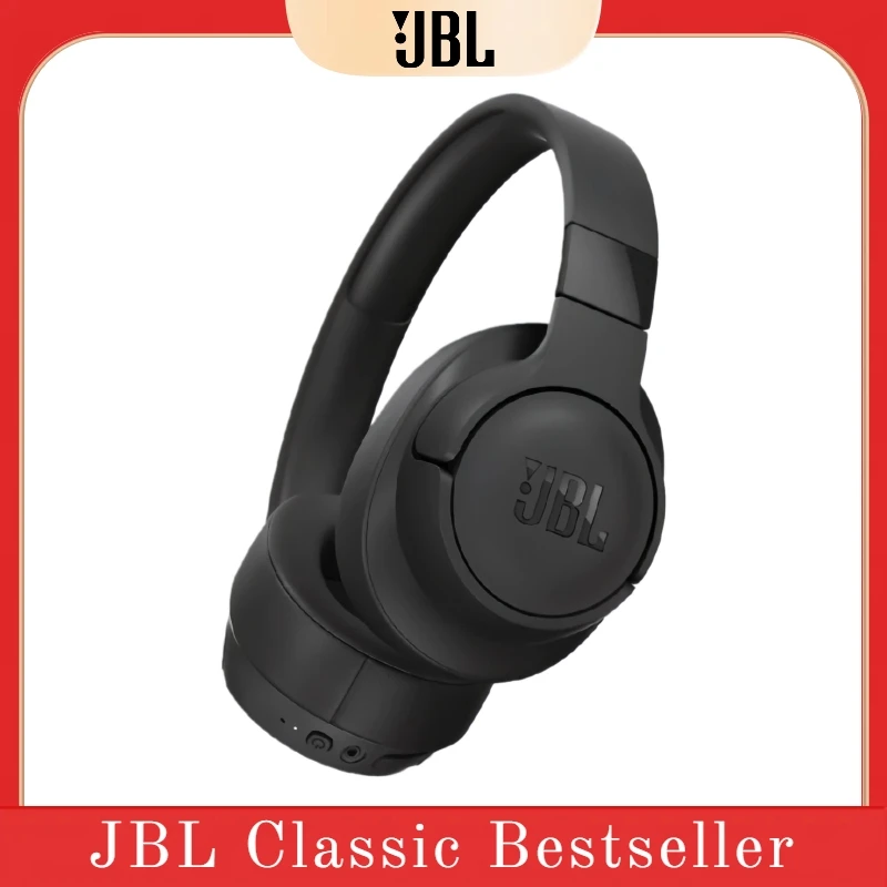 JBL TUNE 700BT casque Bluetooth sans fil pour musique/jeu, T700BT, basses profondes, 27H de lecture casque supra-auriculaire à Charge rapide