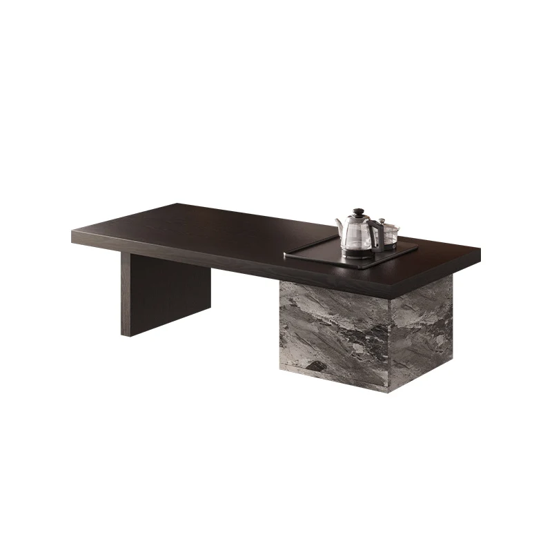 

Solid wood coffee table, living room, household tea table, dual-purpose light luxury high-end small tea table