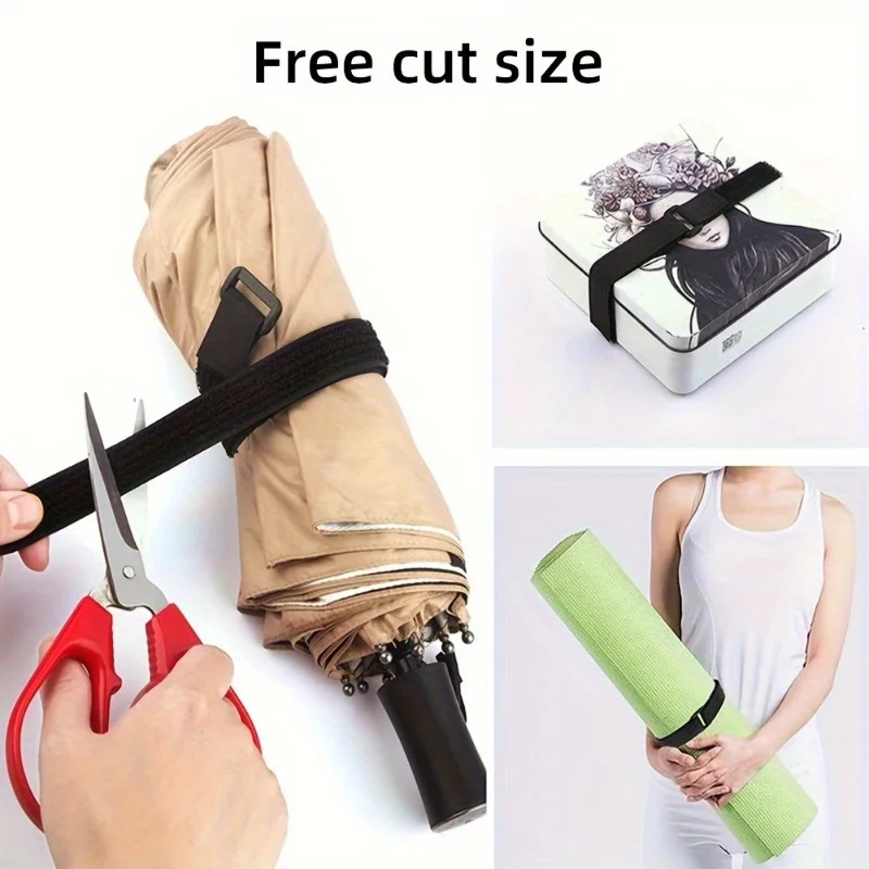 Nylon Reverse Buckle Hook And Loop Fastener Cable Ties, Magic Tape Adhesive Wire Finishing, Finishing, Home Storage Finishing