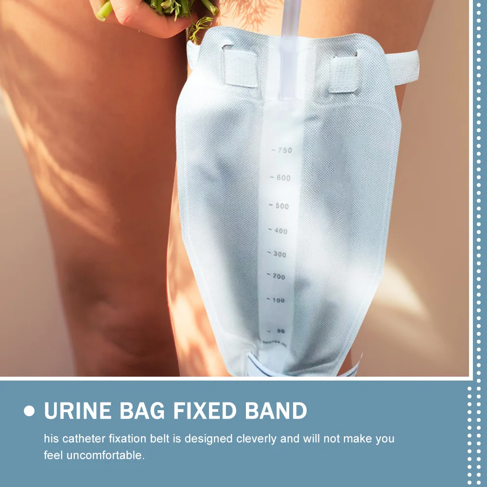6 stücke Elastische Befestigungs Strap Katheter Bein Unterstützung Polyester Urin Beutel Halter Fixierung Gürtel Für Den Täglichen Gebrauch Pflege