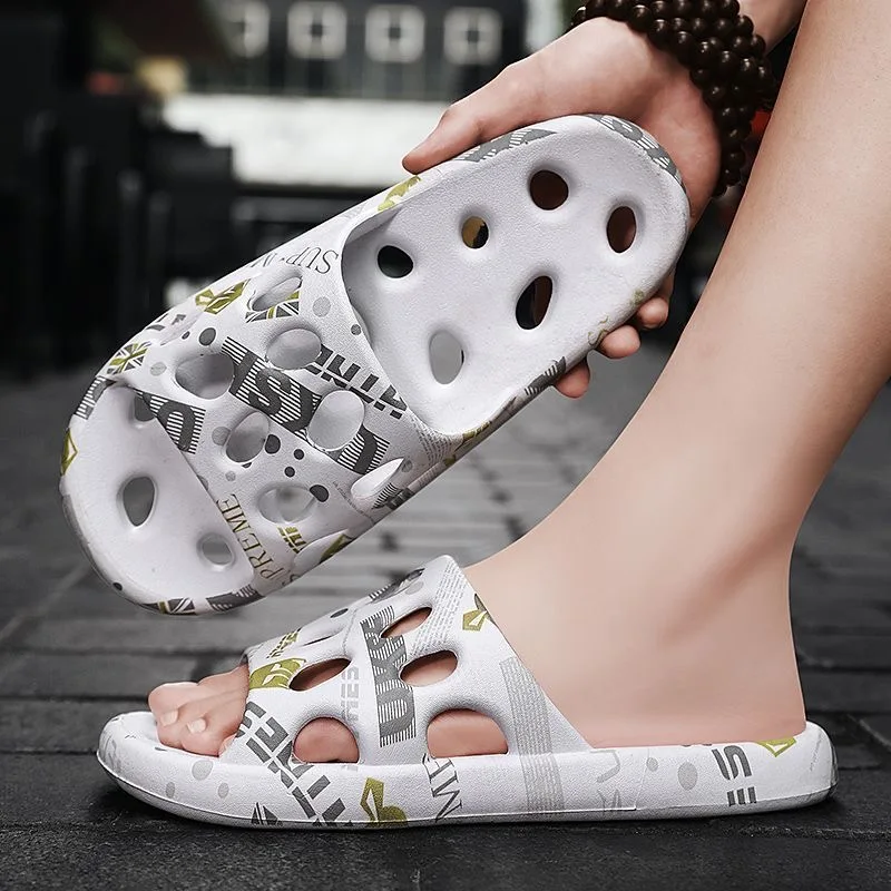 Slippers Men's Summer Outdoor Wear Non Slip Thick Soled Casual Outdoor Beach Sandals Men's Sports Sandals